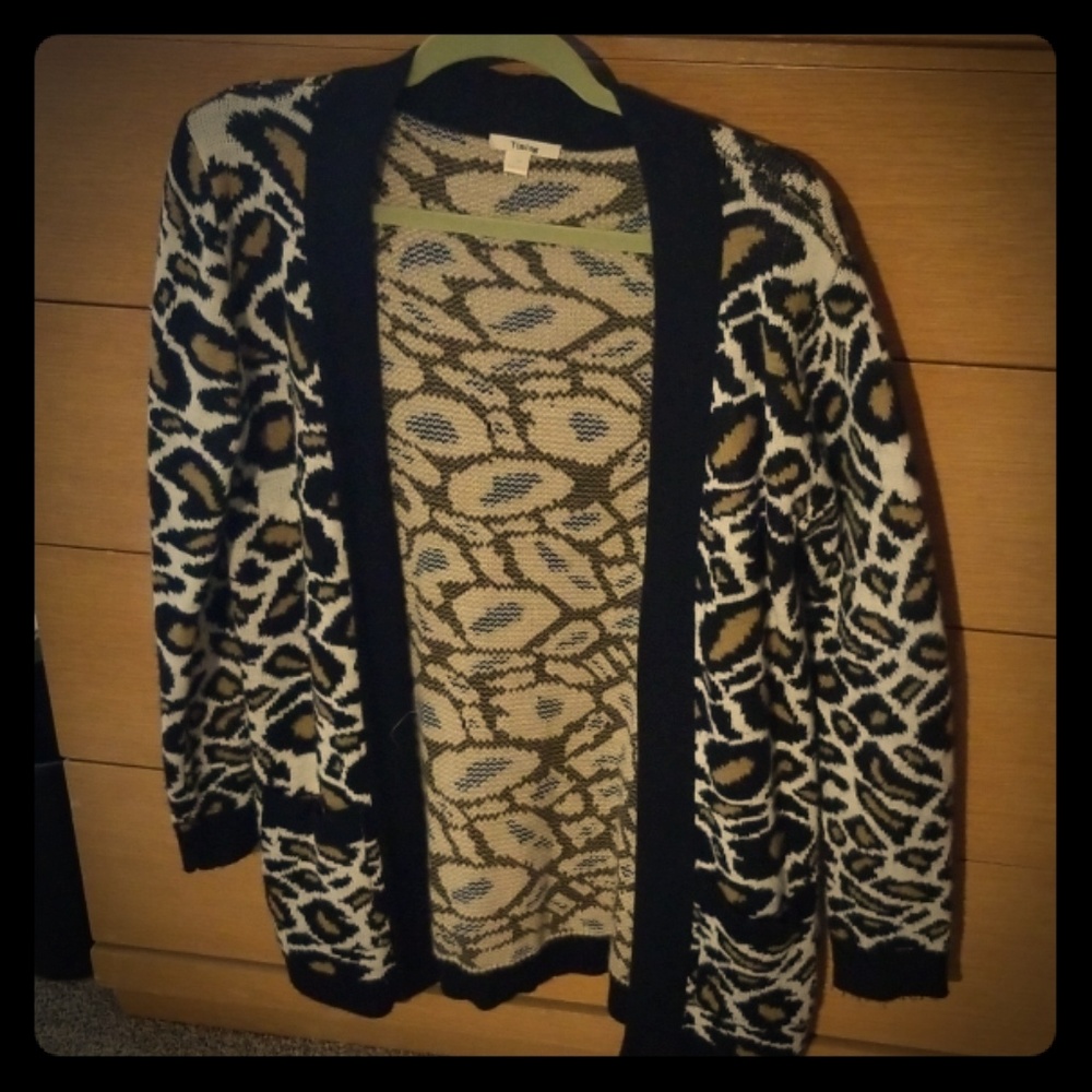 Cheetah print sweater